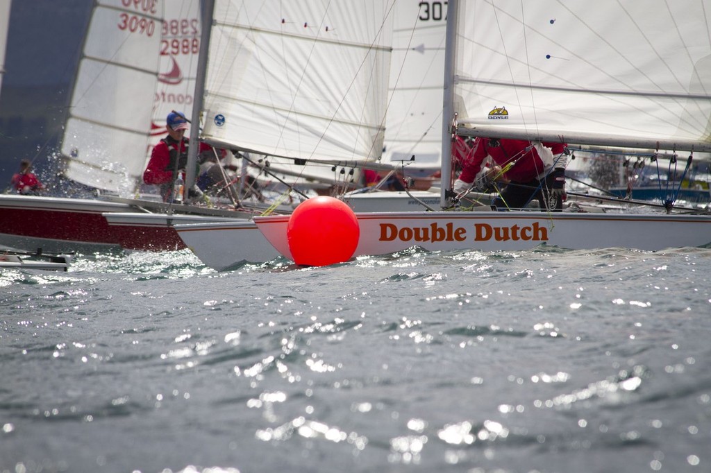 Crowded startline at Turangi - 2012 Paper Tiger North Island Championships © Rachel Leatham